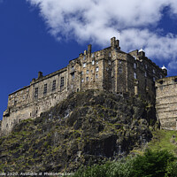 Buy canvas prints of Edinburgh Castle Dominating the Scottish Skyline. by Philip Veale