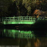Buy canvas prints of Festival Park Japanese Bridge, Ebbw Vale. by Philip Veale