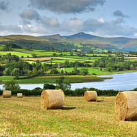 Buy canvas prints of Bannau Brycheiniog from Llangorse Lake. by Philip Veale