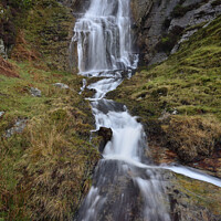 Buy canvas prints of Esgair Cloddiad Transient Waterfall.  by Philip Veale