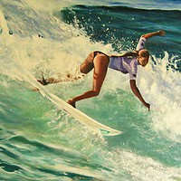 Buy canvas prints of Beach Bum by David Reeves - Payne