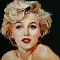 Buy canvas prints of Young Marilyn by David Reeves - Payne