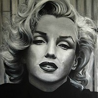 Buy canvas prints of Marilyn in Mono by David Reeves - Payne