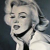 Buy canvas prints of Beautiful Marilyn by David Reeves - Payne