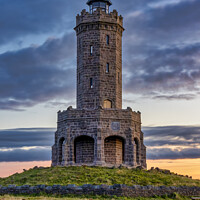 Buy canvas prints of Darwen Tower at Sunrise (Jubilee Tower) by Shafiq Khan