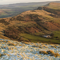 Buy canvas prints of Peak District from Mam Tor overlooking Hope Valley by Chantal Cooper
