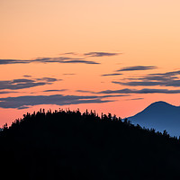 Buy canvas prints of Sunset over Squamish by Chantal Cooper