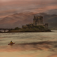 Buy canvas prints of Eilean Donan Castle by Chantal Cooper