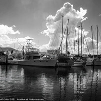 Buy canvas prints of Picturesque nautical scene with huge white cumulon by Geoff Childs