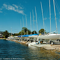 Buy canvas prints of Lake Macquarie Yacht Club by Geoff Childs