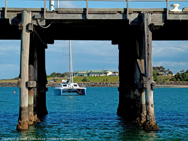 The historic timber jetty at Coffs Harbour Picture Board by Geoff Childs