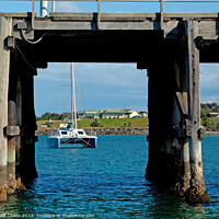 Buy canvas prints of The historic timber jetty at Coffs Harbour by Geoff Childs