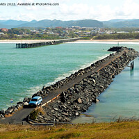 Buy canvas prints of Coffs Harbour inner and outer harbours. by Geoff Childs