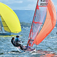 Buy canvas prints of High School Children National Sailing Championship by Geoff Childs