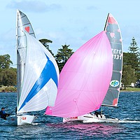 Buy canvas prints of High School Children National Sailing Championship by Geoff Childs