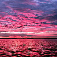 Buy canvas prints of Pink beauty a coastal sunrise seascape. Australia. by Geoff Childs