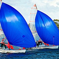 Buy canvas prints of Children having fun sailing. by Geoff Childs