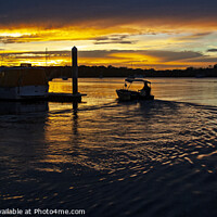 Buy canvas prints of Stormy nautical marina sunset seascape.   by Geoff Childs