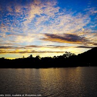 Buy canvas prints of Dramatic sunrise seascape, Pittwater, Sydney. by Geoff Childs