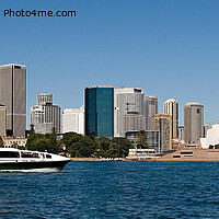 Buy canvas prints of Sydney Harbour City Waterfront Waterscape. by Geoff Childs