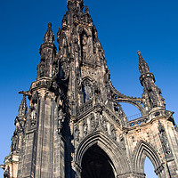 Buy canvas prints of The Scott Monument by Bill Spiers