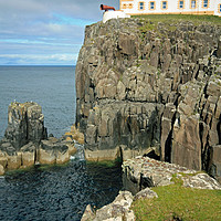 Buy canvas prints of Neist Point Lighthouse, Isle of Skye by Bill Spiers