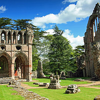 Buy canvas prints of Dryburgh Abbey, Scotland by Bill Spiers