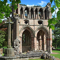 Buy canvas prints of Dryburgh Abbey, North Transept, Scotland by Bill Spiers