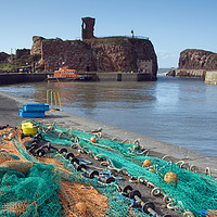 Buy canvas prints of Dunbar Harbour, Scotland by Bill Spiers