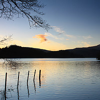 Buy canvas prints of Loch Ard Sunset by Bill Spiers