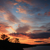 Buy canvas prints of Loch Harport Sunset by Bill Spiers