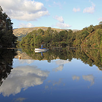 Buy canvas prints of Loch Katrine Dam by Bill Spiers