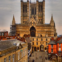 Buy canvas prints of Lincoln Cathedral by Joanna Pinder