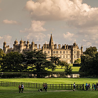 Buy canvas prints of Burghley House by Joanna Pinder