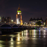 Buy canvas prints of London at night by Joanna Pinder