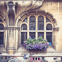 Buy canvas prints of Bicycles in Oxford by Angela Bragato