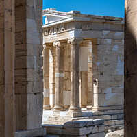 Buy canvas prints of Temple of Athena Nike, at the Acropolis,  Athens. by Chris North