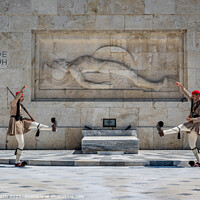 Buy canvas prints of Monument of the Unknown Soldier in front of the Hellenic Parliam by Chris North