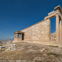 Buy canvas prints of The Erechtejon at the Acropolis of Athens. by Chris North