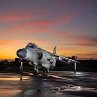 Buy canvas prints of Night fighter at end of day. by Chris North