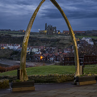 Buy canvas prints of The Whitby whalebone Arch by Chris North