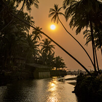 Buy canvas prints of Goa Sunset. by Chris North