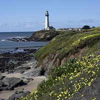 Buy canvas prints of Lighthouse California, USA. by Chris North