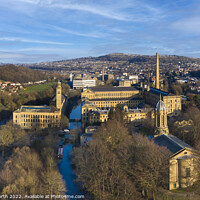 Buy canvas prints of Titus Salt's Village at Saltaire by Chris North