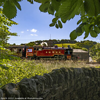 Buy canvas prints of The little red train. by Chris North