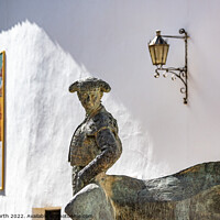 Buy canvas prints of Statue of a matador, Torero, in Ronda. by Chris North