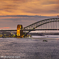 Buy canvas prints of Sidney Harbour Opera House and bridge. by Chris North