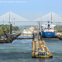 Buy canvas prints of Entrance of the Panama Canal by Chris North