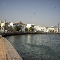 Buy canvas prints of Muscat Waterfront by Chris North