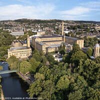 Buy canvas prints of Salts Mill  by Chris North